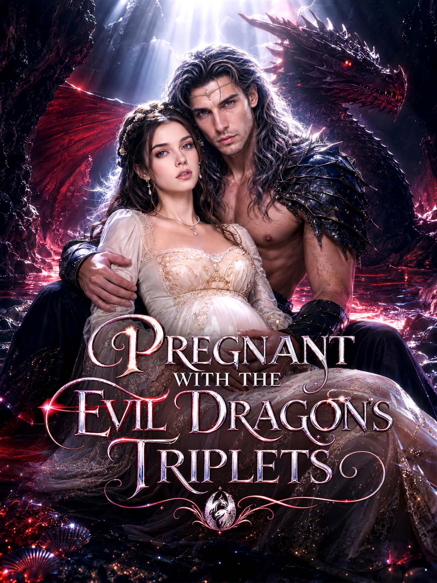 Pregnant with the Evil Dragon's Triplets