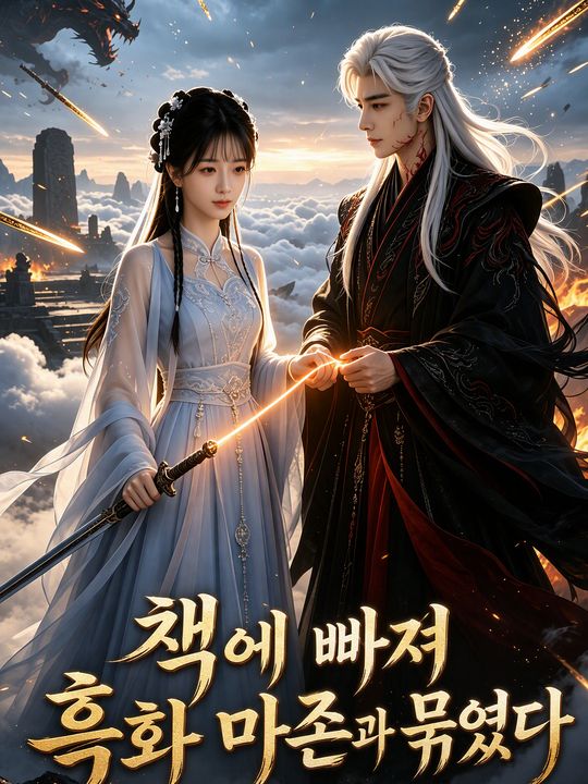 책에 빠져 흑화 마존과 묶였다