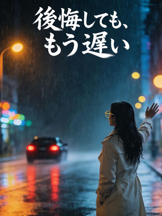 後悔しても、もう遅い
