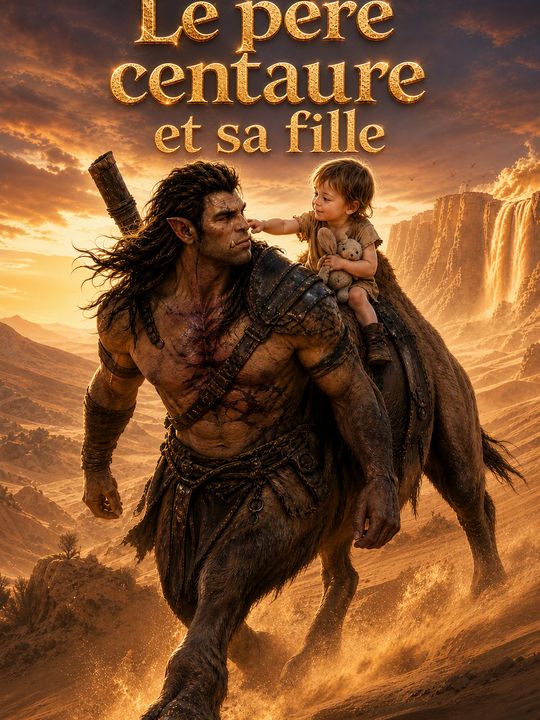 Le père centaure et sa fille