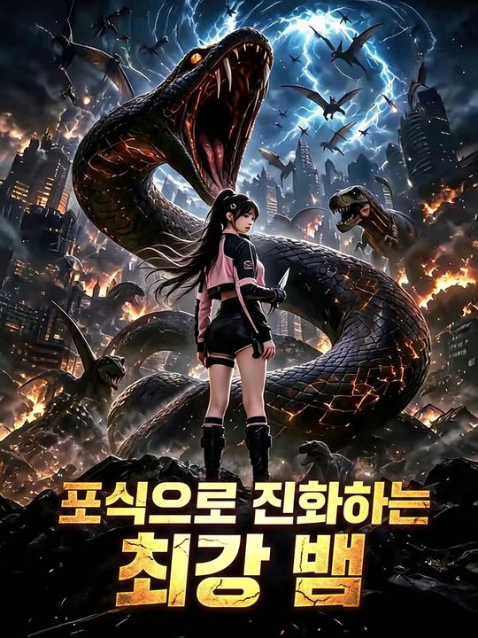 포식으로 진화하는 최강 뱀