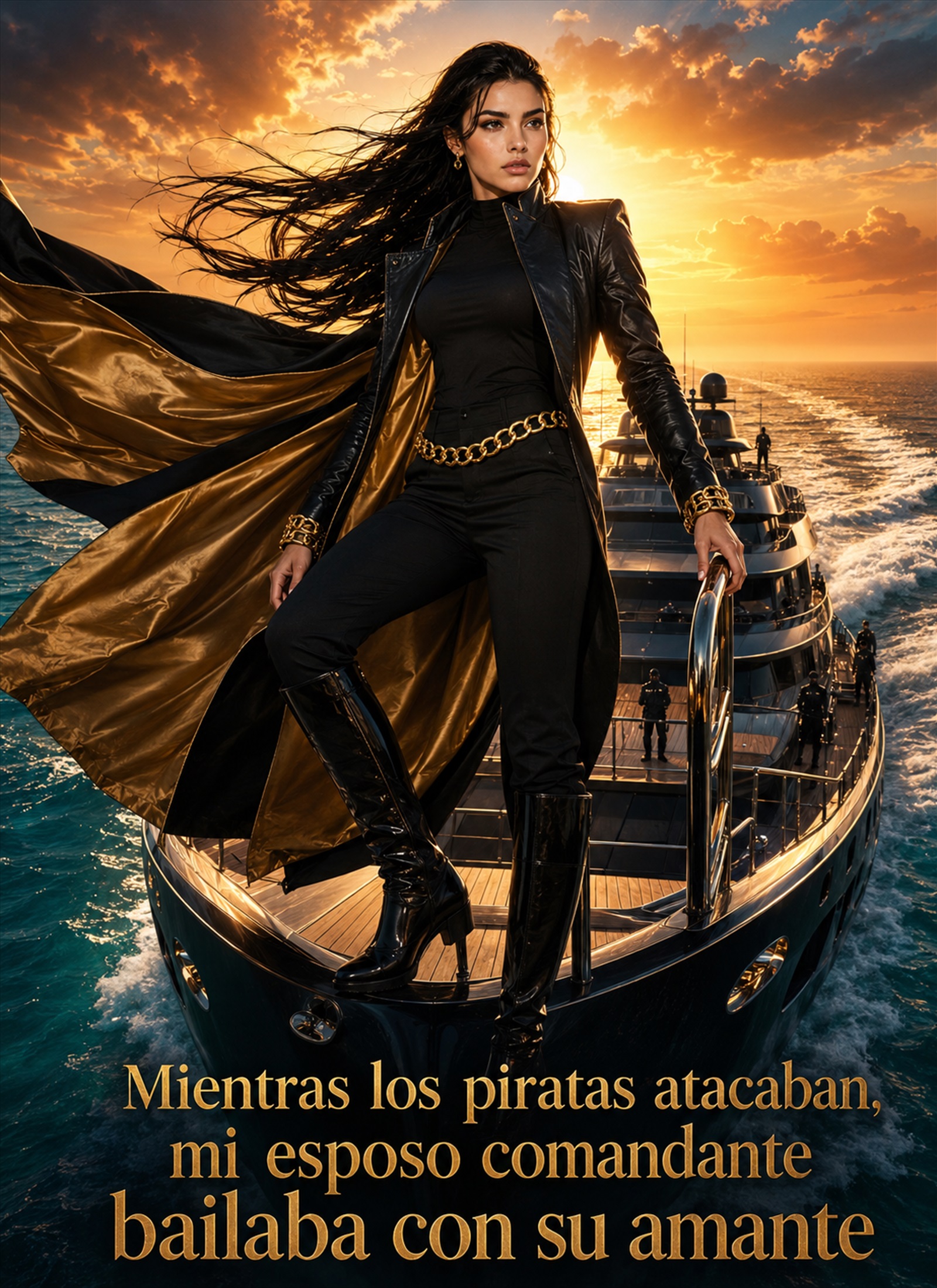 Mientras los piratas atacaban, mi esposo comandante bailaba con su amante