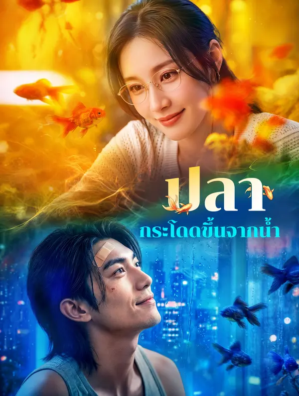 ปลา กระโดดขึ้นจากน้ำ