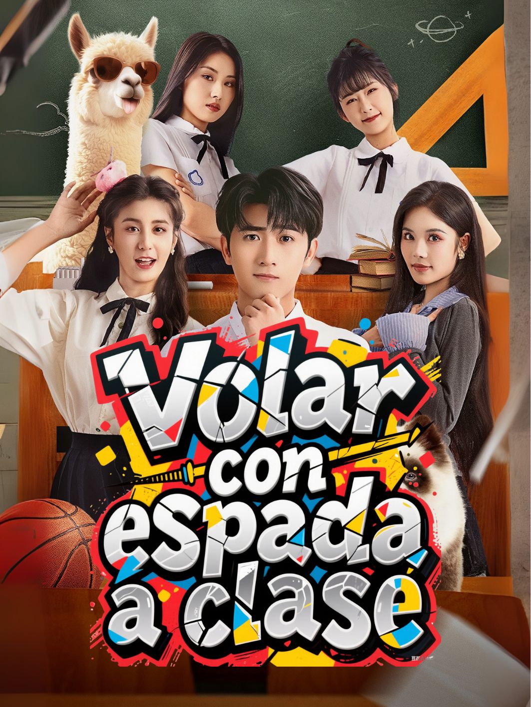 Volar con espada a clase