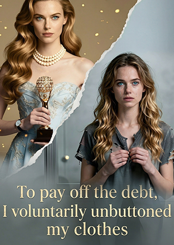 To pay off the debt, I voluntarily unbuttoned my clothes