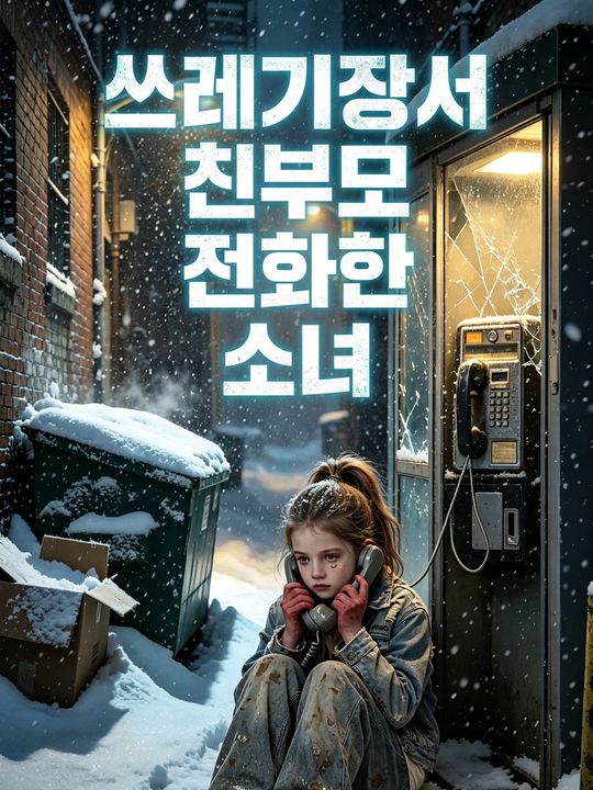 쓰레기장서 친부모 전화한 소녀