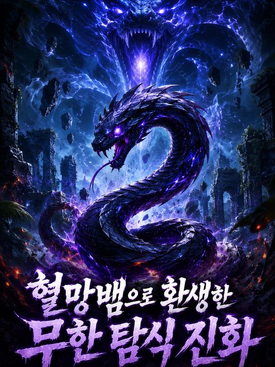 혈망뱀으로 환생한 무한 탐식 진화