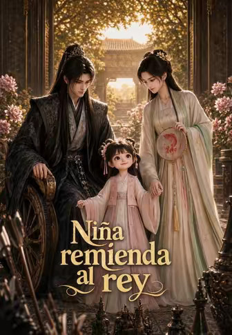 Niña remienda al rey