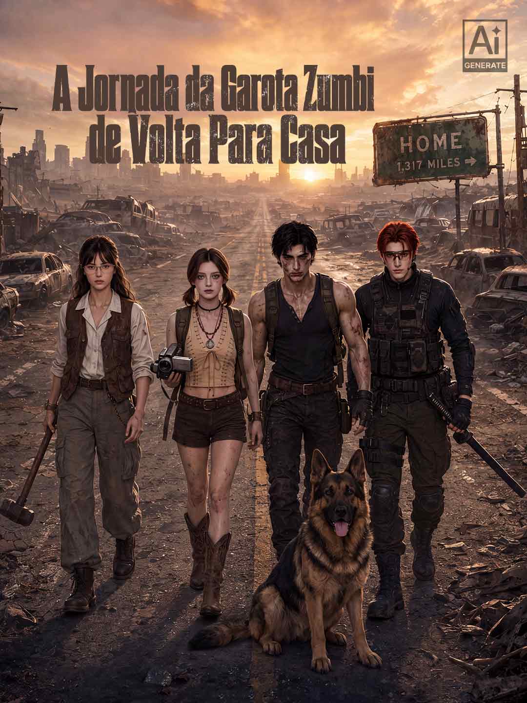 (Dubbing) A Jornada da Garota Zumbi de Volta Para Casa