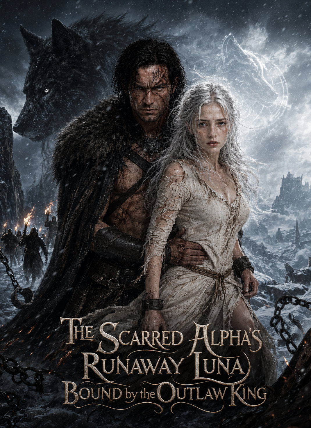 The Scarred Alpha's Runaway Luna: Bound by the Outlaw King