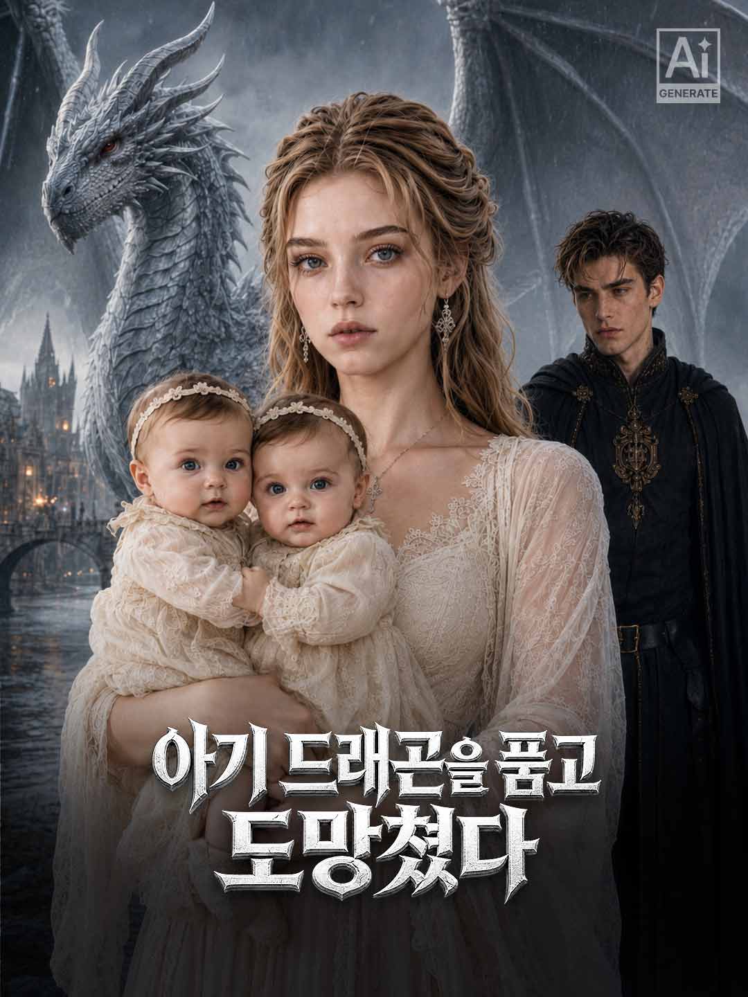 아기 드래곤을 품고 도망쳤다