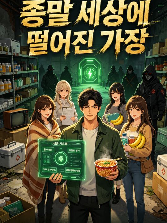 종말 세상에 떨어진 가장