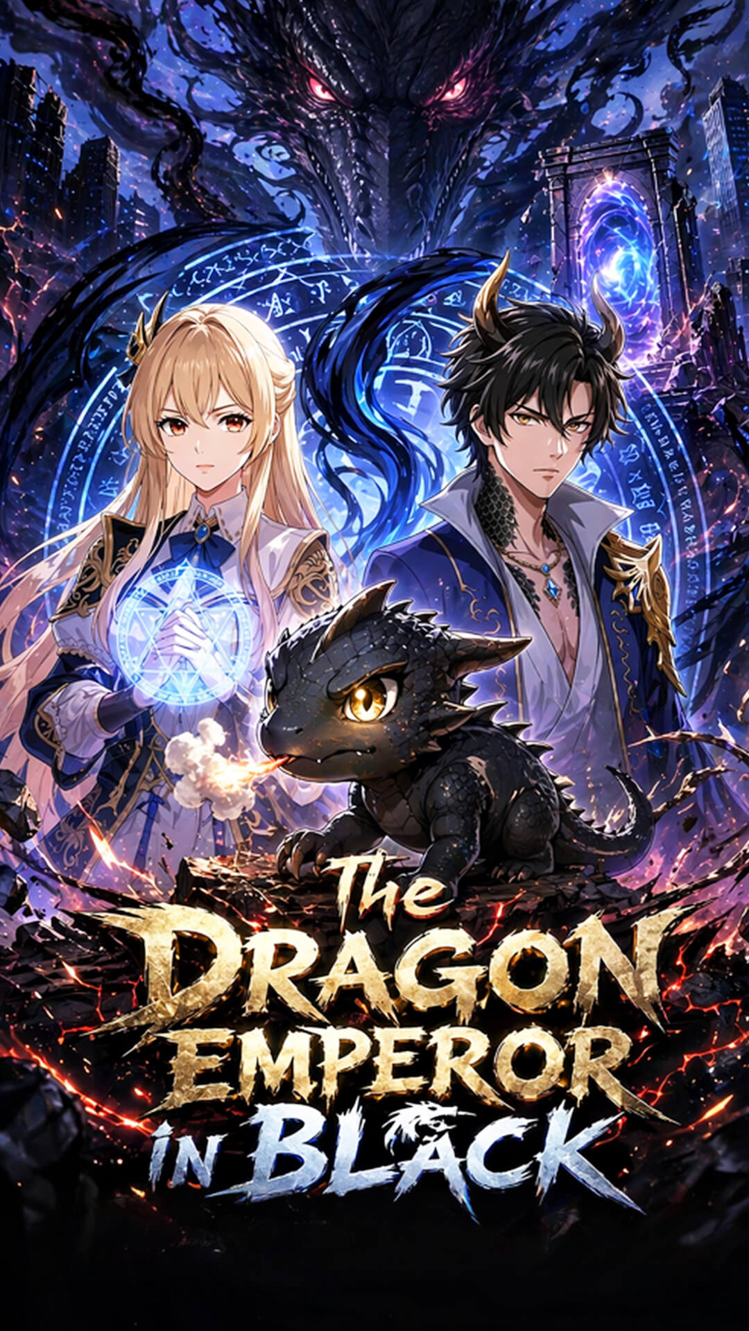 El Emperador Dragón de Negro