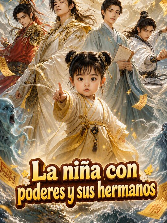 La niña con poderes y sus hermanos
