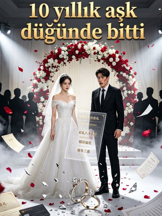 10 yıllık aşk düğünde bitti