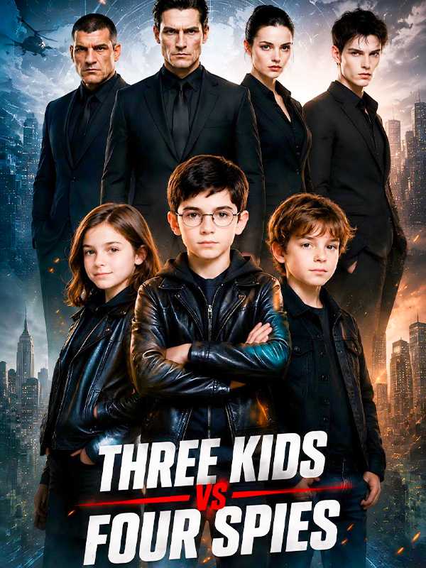 Three Kids vs Four Spies