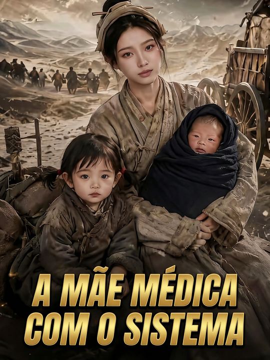 A mãe médica com o sistema