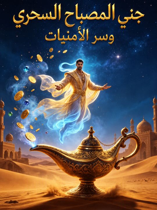 جني المصباح السحري وسر الأمنيات