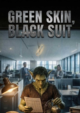GREEN SKIN, BLACK SUIT
