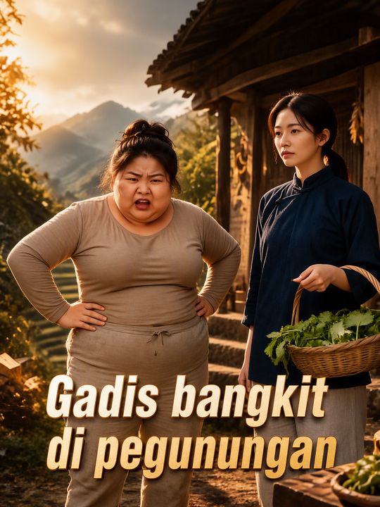 Gadis bangkit di pegunungan