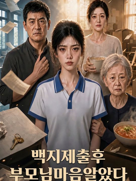 백지제출후부모님마음알았다