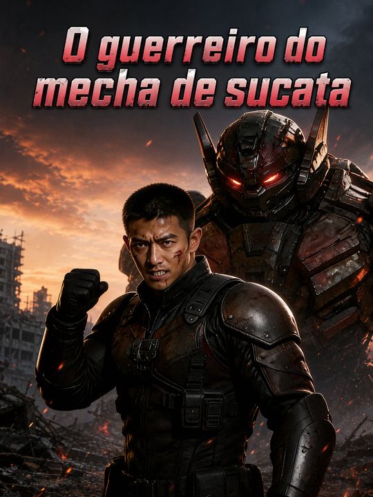 O guerreiro do mecha de sucata