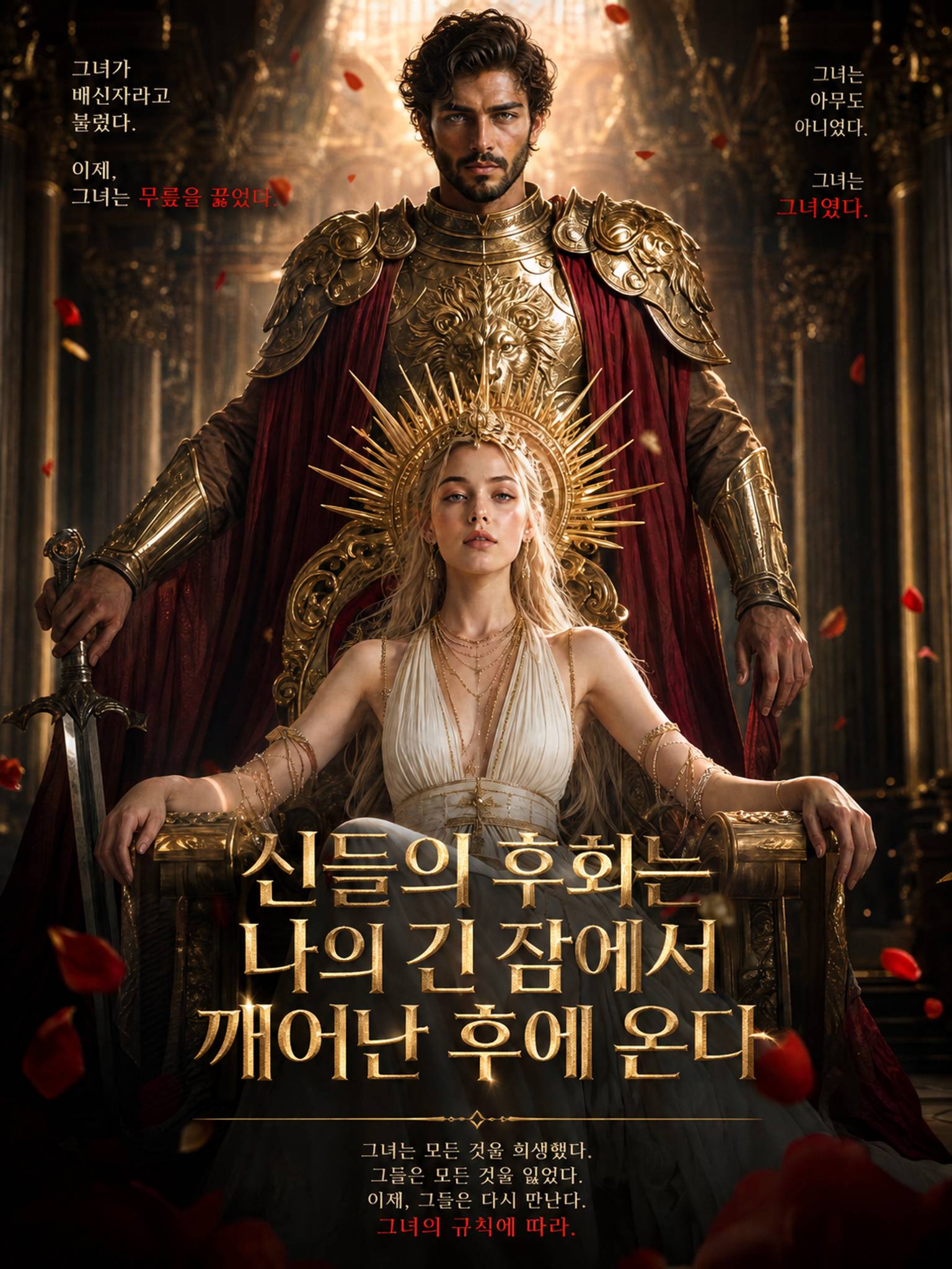 신들의 후회는 나의 긴 잠에서 깨어난 후에 온다