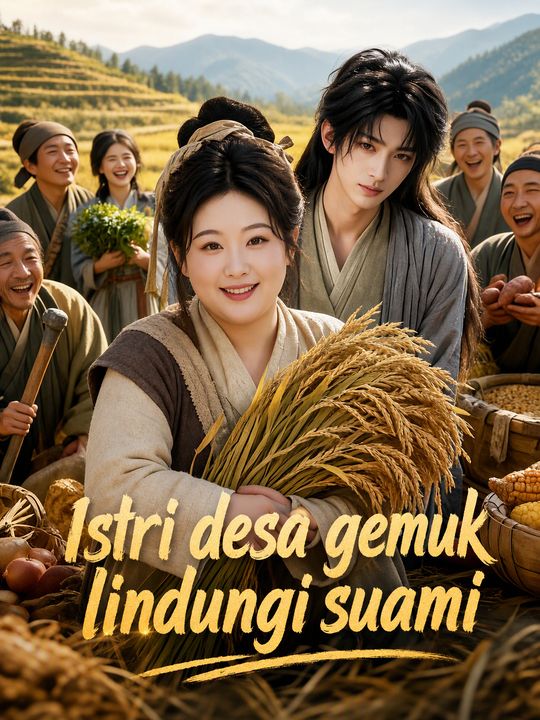 Istri desa gemuk lindungi suami