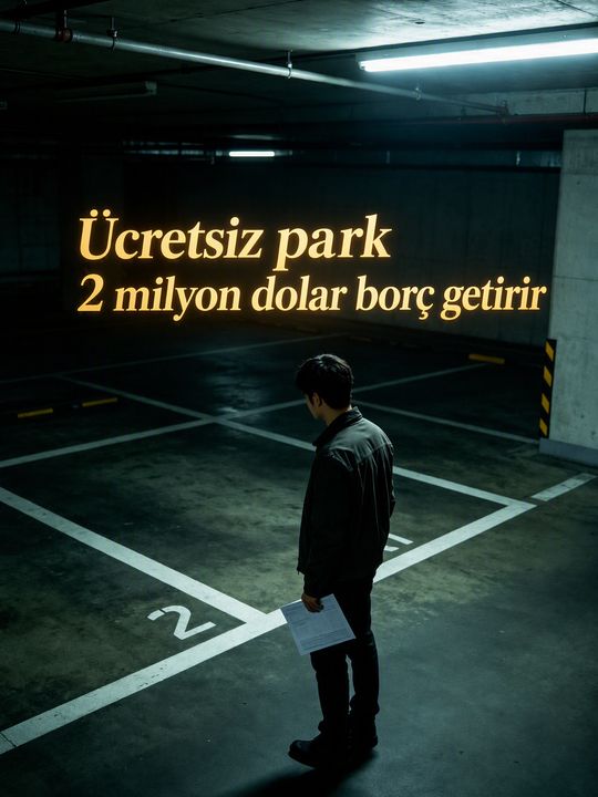 Ücretsiz park 2 milyon dolar borç getirir