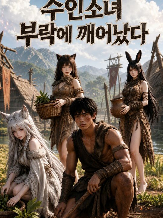 수인소녀 부락에 깨어났다