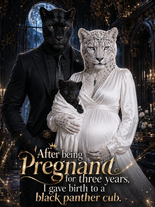 After being pregnant for three years, I gave birth to a black panther cub.
