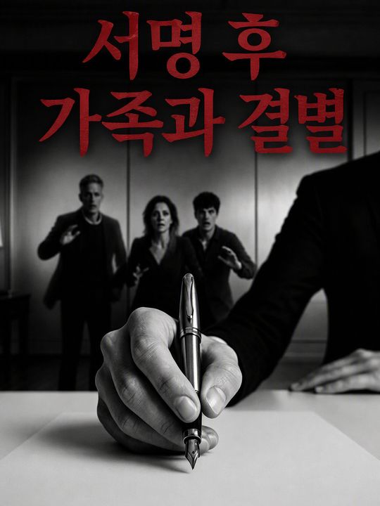 서명 후 가족과 결별