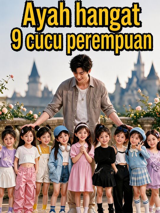 Ayah hangat 9 cucu perempuan