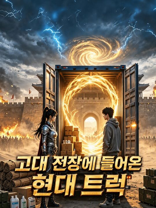 고대 전장에 들어온 현대 트럭