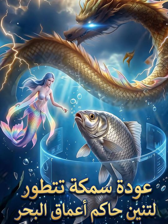 عودة سمكة تتطور لتنين حاكم أعماق البحر