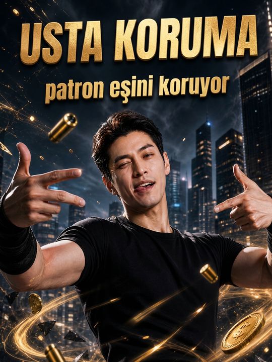 Usta koruma patron eşini koruyor