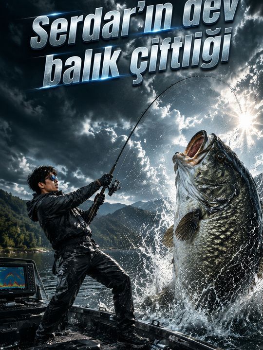 Serdar'ın dev balık çiftliği