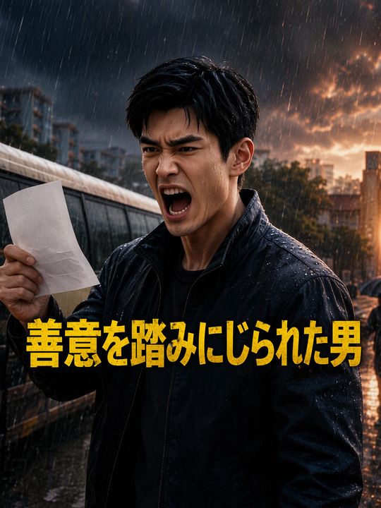 善意を踏みにじられた男