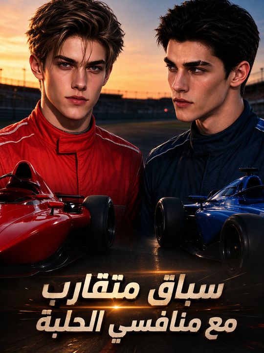 سباق متقارب مع منافسي الحلبة