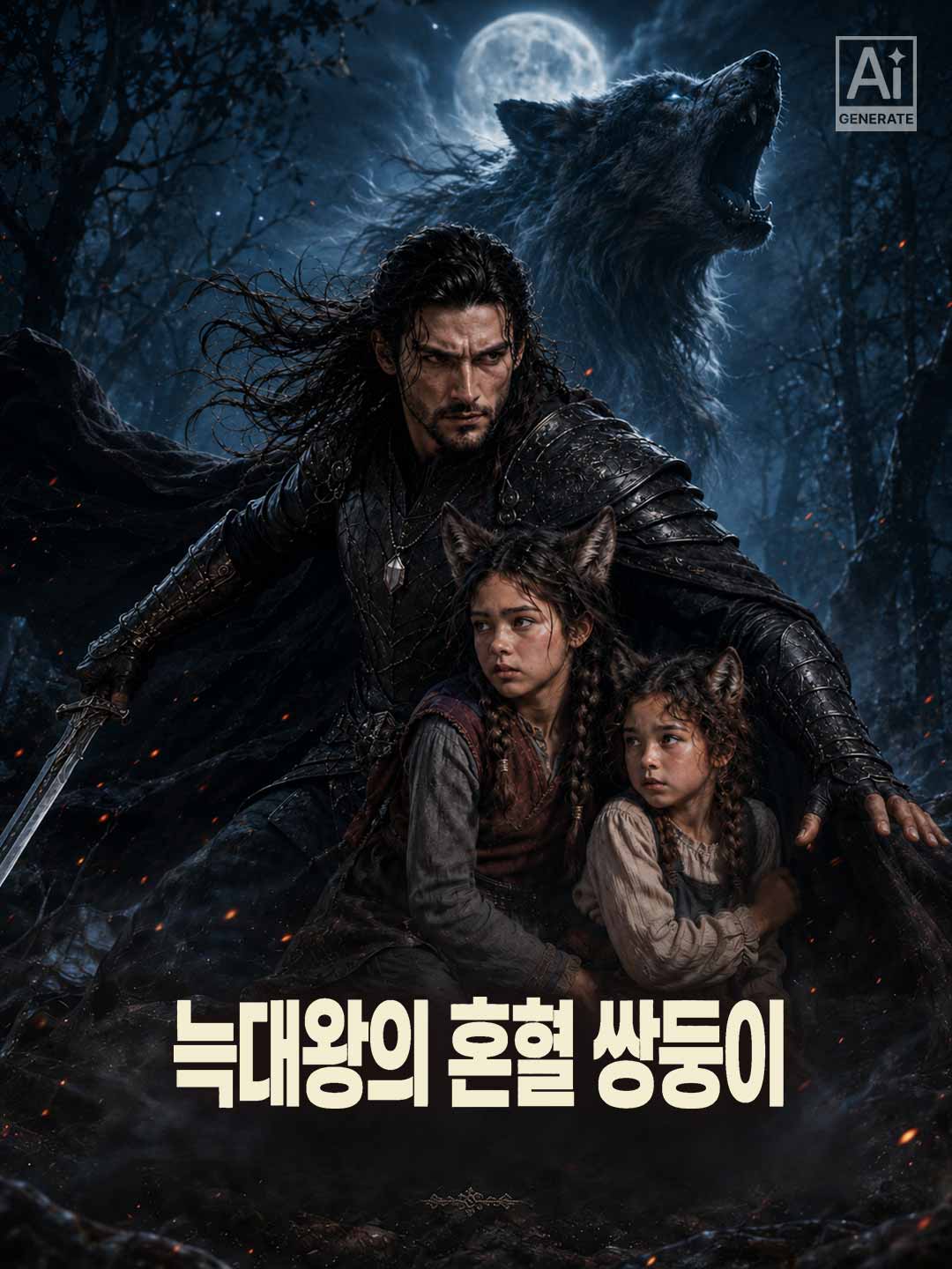 늑대왕의 혼혈 쌍둥이