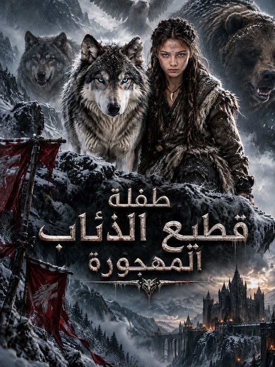 طفلة قطيع الذئاب المهجورة