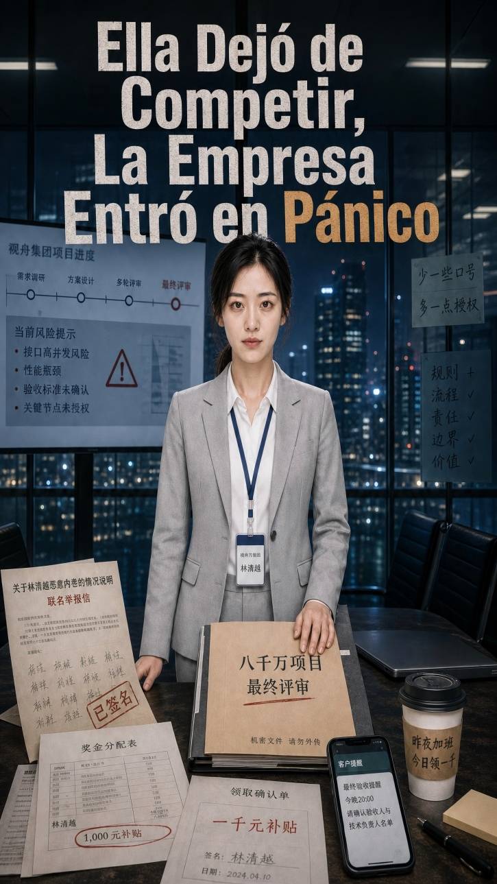Ella Dejó de Competir, La Empresa Entró en Pánico