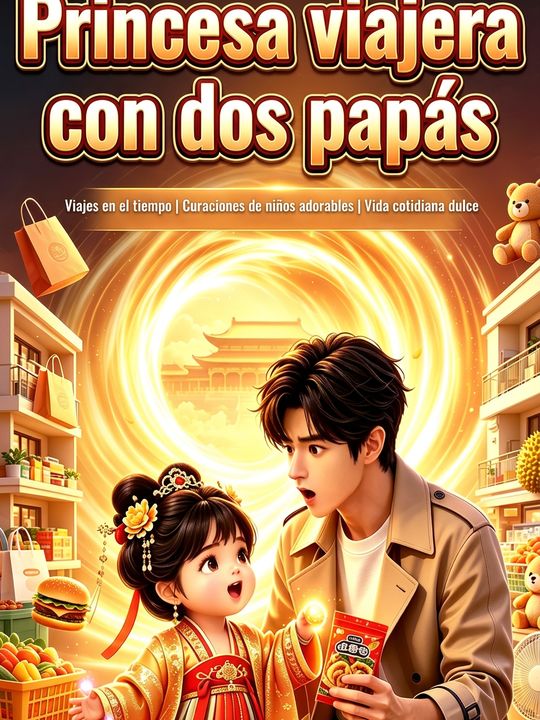 Princesa viajera con dos papás