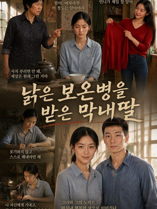 낡은 보온병을 받은 막내딸