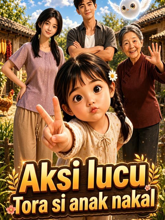 Aksi lucu Tora si anak nakal