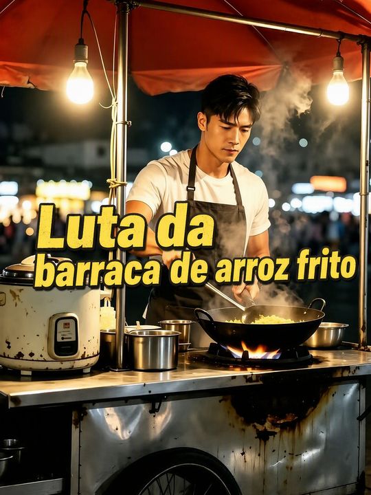 Luta da barraca de arroz frito