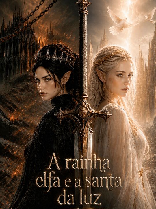 A rainha elfa e a santa da luz