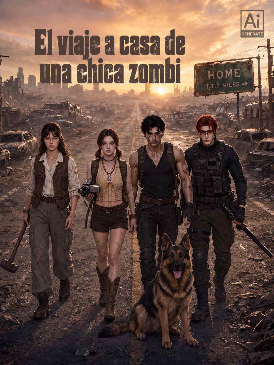(Dubbing) El viaje a casa de una chica zombi