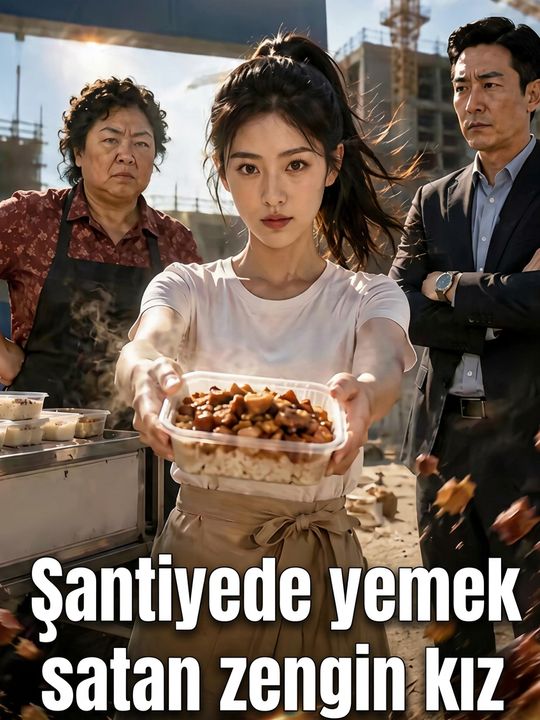 Şantiyede yemek satan zengin kız