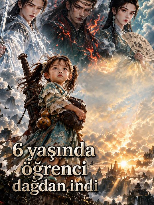 6 yaşında öğrenci dağdan indi